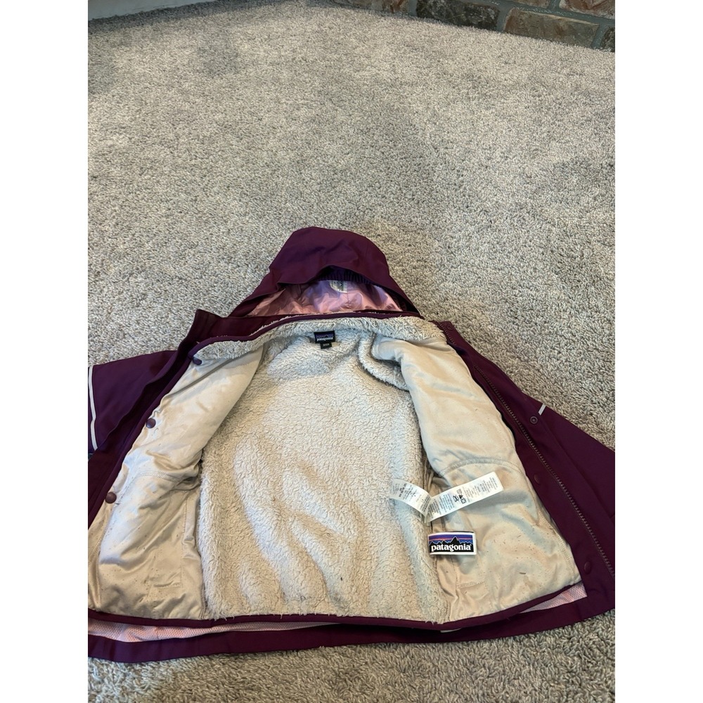 Patagonia Girls Toddler 4T Snow H2NO Insulated Removable Hood / Liner Ski Jacket - Picture 13 of 16